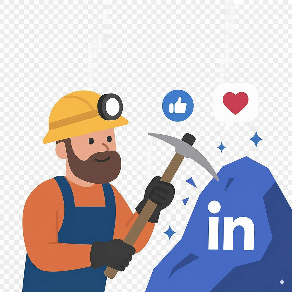 Illustration of Engagement Miner turning AI engagement into leads
